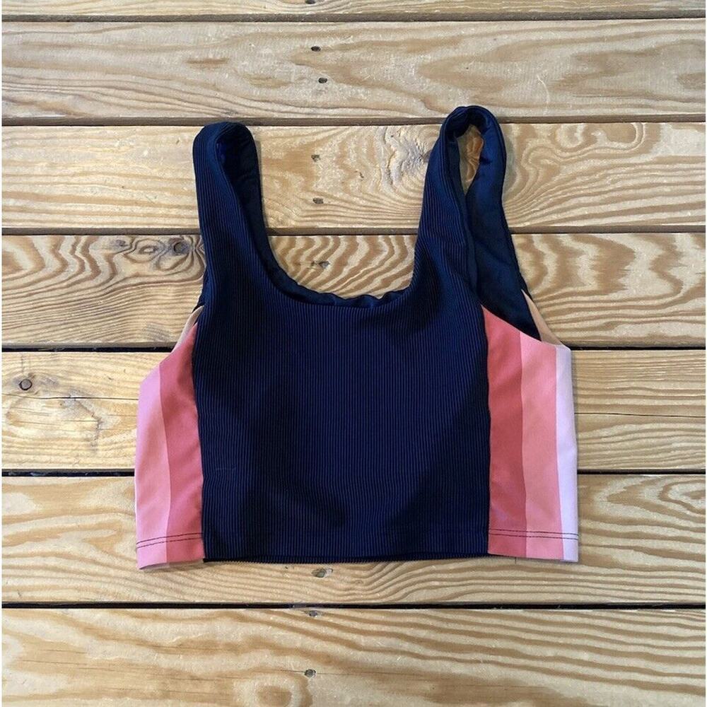 Beach Riot Swim Top Size Medium Women’s Black - Picture 2 of 7